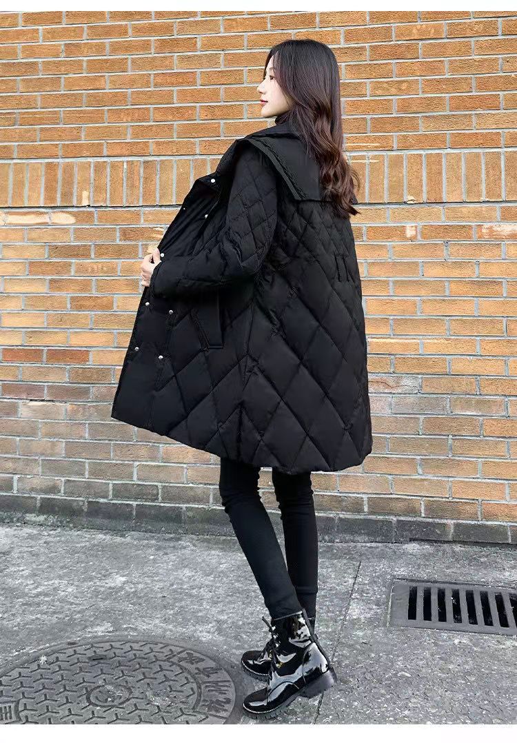 Medium Length Cotton padded Coat Women