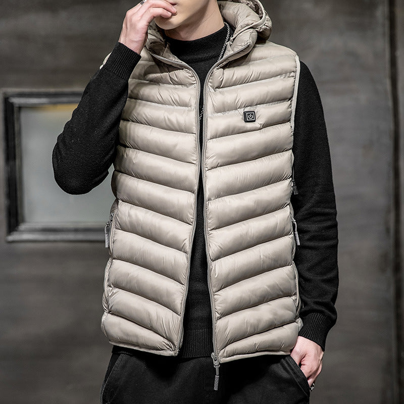 Heating Function Of Men's Casual Coat And Vest