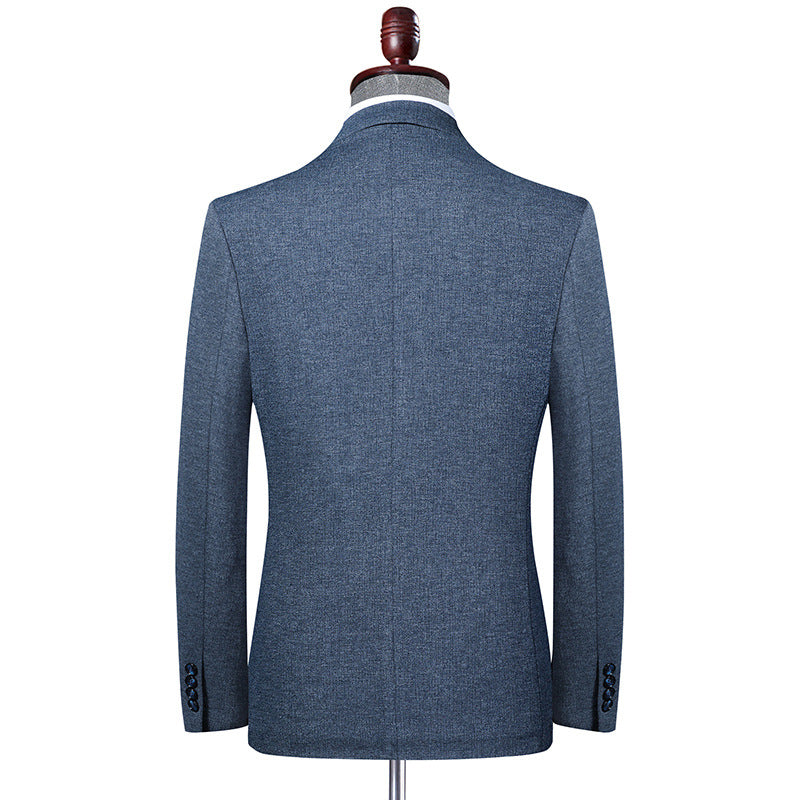 Knitted stretch men's suit