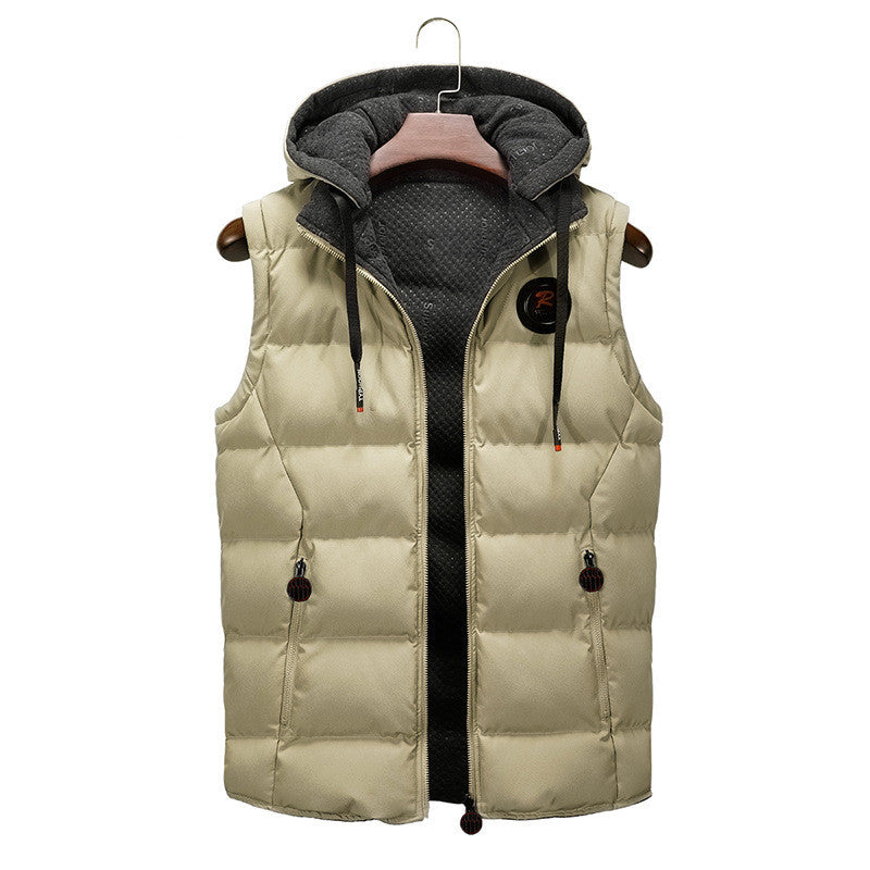 Winter Men's Warm Vest Waistcoat Jacket