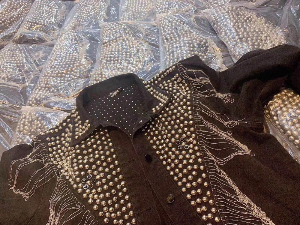 Denim Jacket Riveting Design