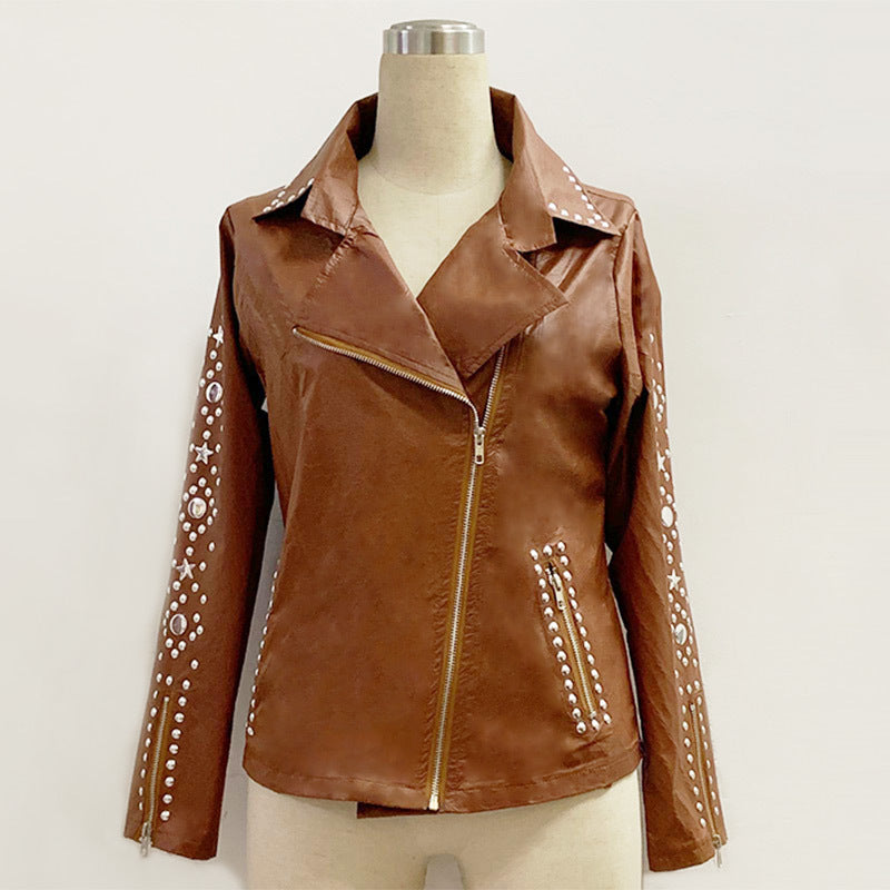 Ladies Short Ladies Jacket Hot Rhinestone Small Jacket