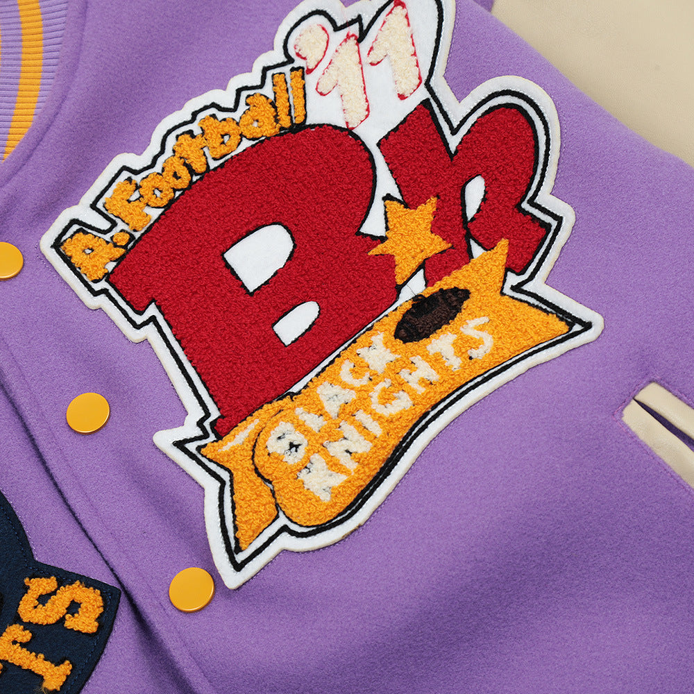 Embroidery Baseball Jacket Men's