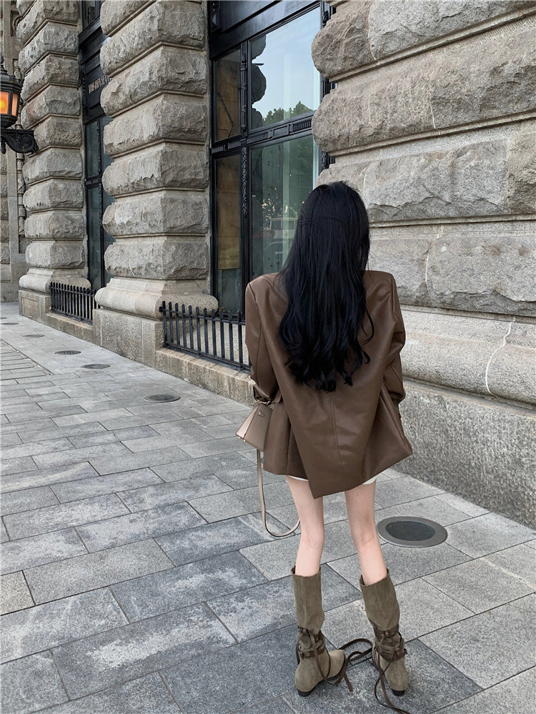 Explosive Frühlings-Streetstyle-Lockere Strickjacke