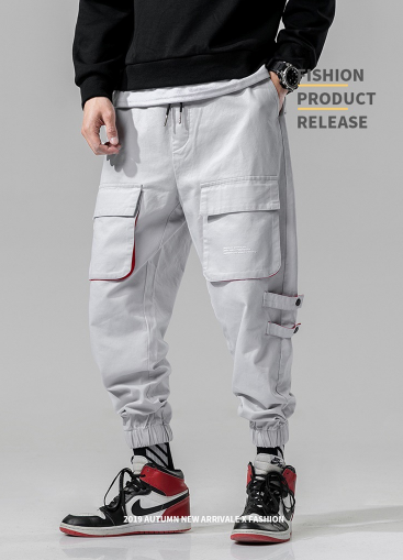 Elastic Punk Cargo Jogger Pants