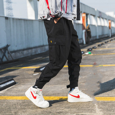 Plus velvet padded casual pants