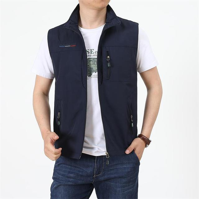 Middle-aged and elderly sleeveless jacket