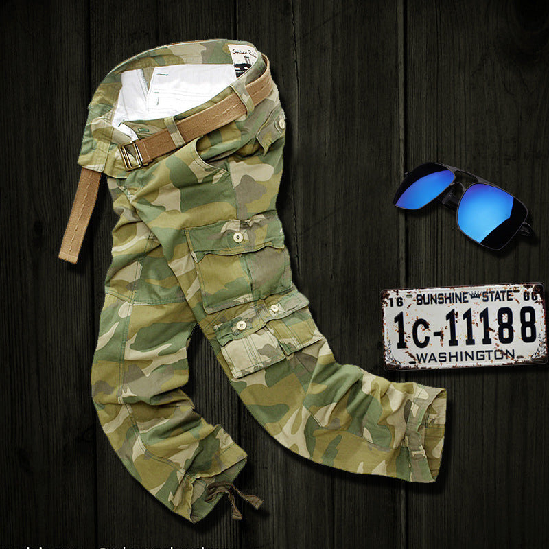 Men's casual camouflage pants