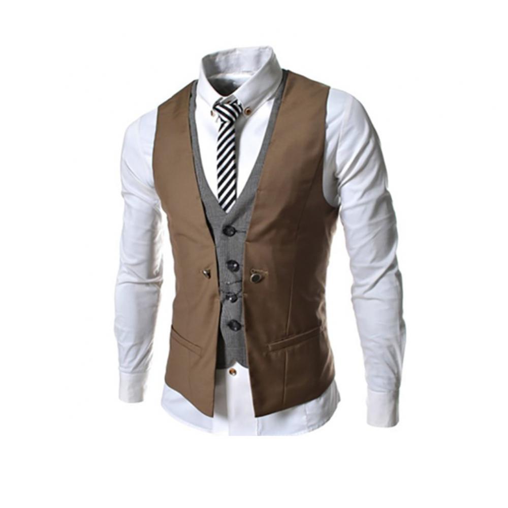 Men's Korean Style Fashion Personality Slim Vest