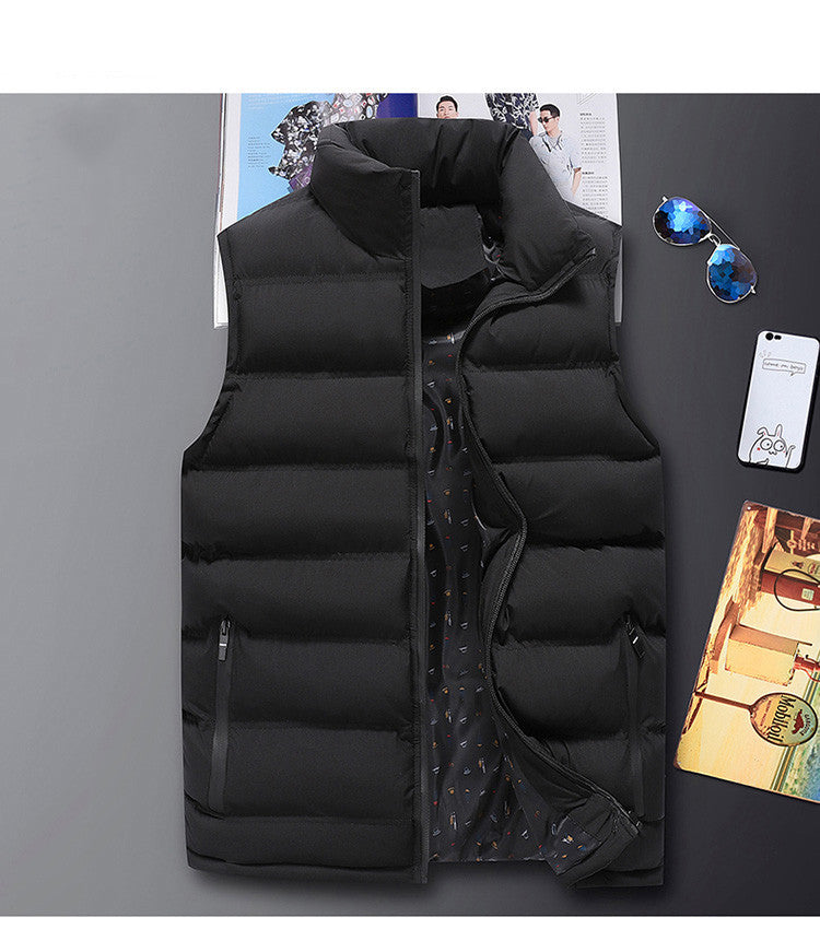 Cotton vest men's autumn and winter