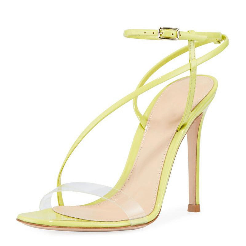 Cross Straps and Thin Heels Womens Sandals