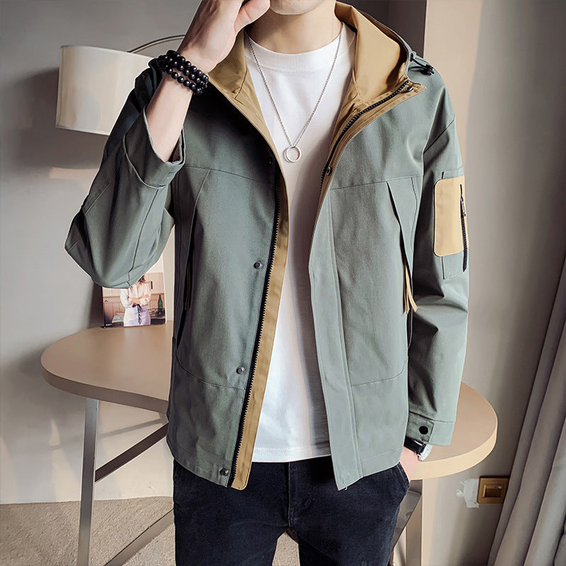 Jacket Men's Top Loose Casual Hooded Jacket | Best Price in 2025
