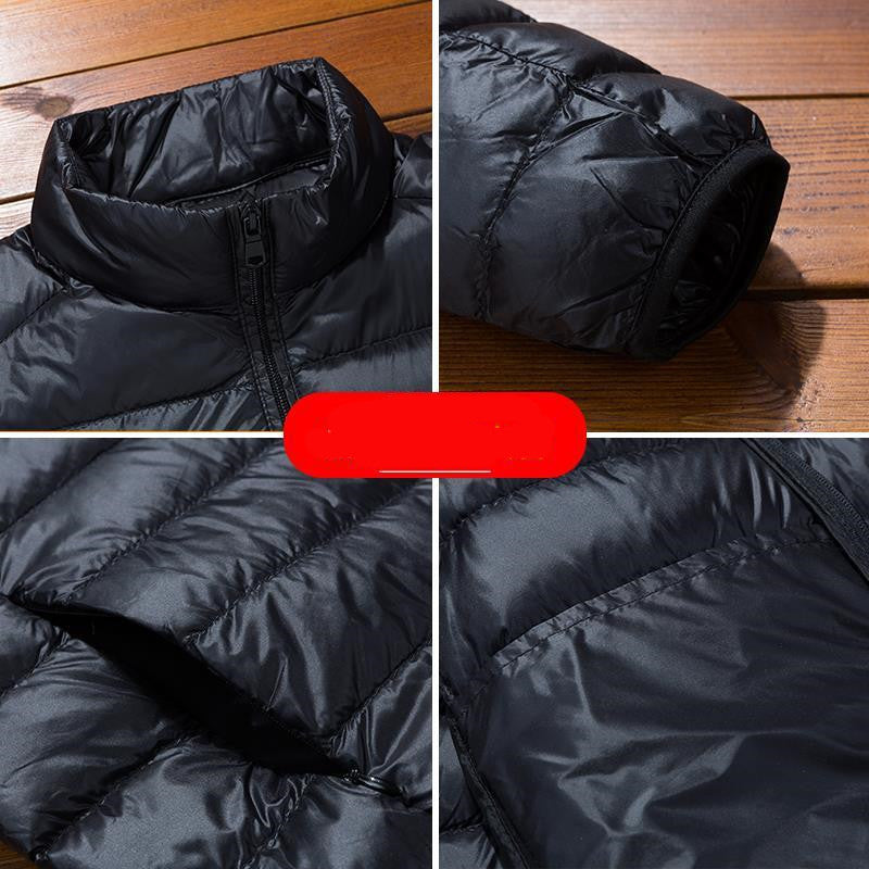 Winter Light And Solid Color Warm Down Jacket Sports Jacket