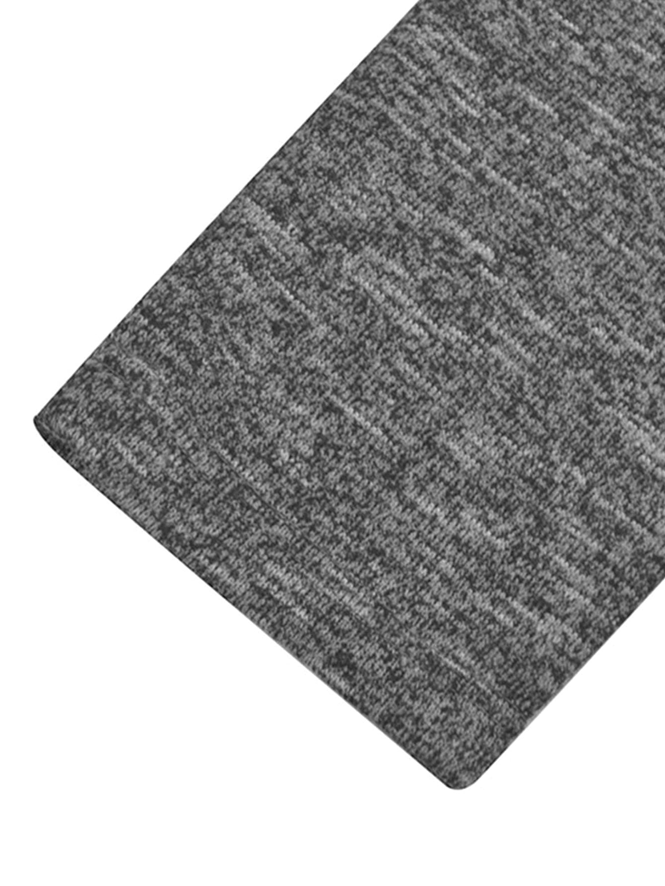 Plus Size Men's Thin Elastic Knitted Suit