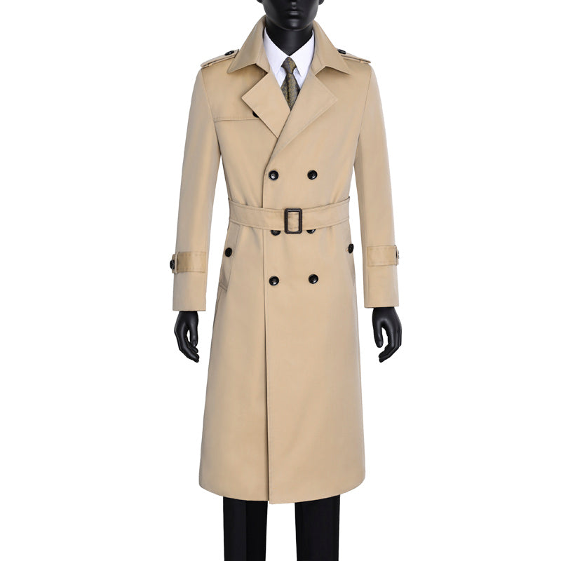 Men's Over The Knee Color Change Long coat