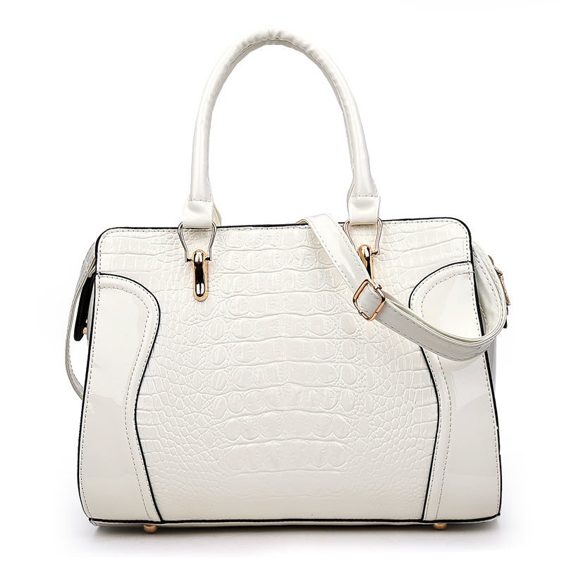 Crocodile Pattern Ladies Handbag Shoulder Bag