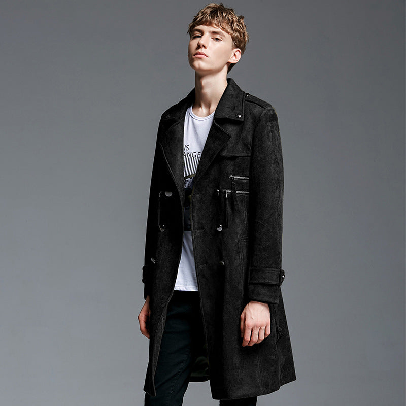 Trench Coat For Men Mid-length
