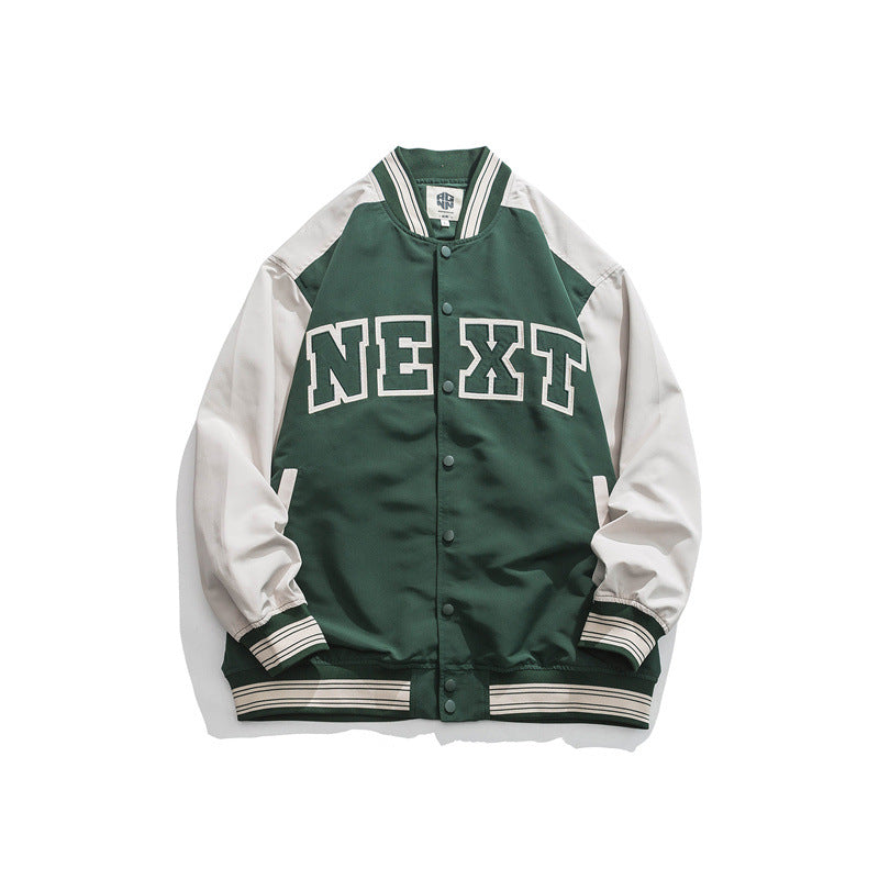 Bestickte Baseballjacke Unisex