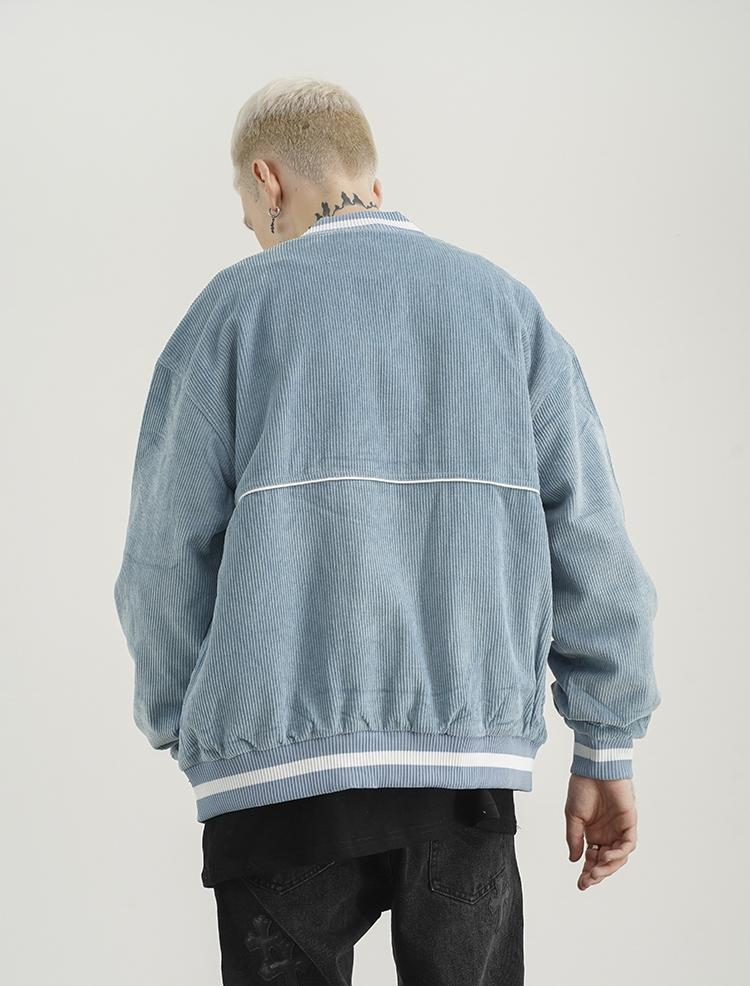 Embroidered Loose Baseball Jacket