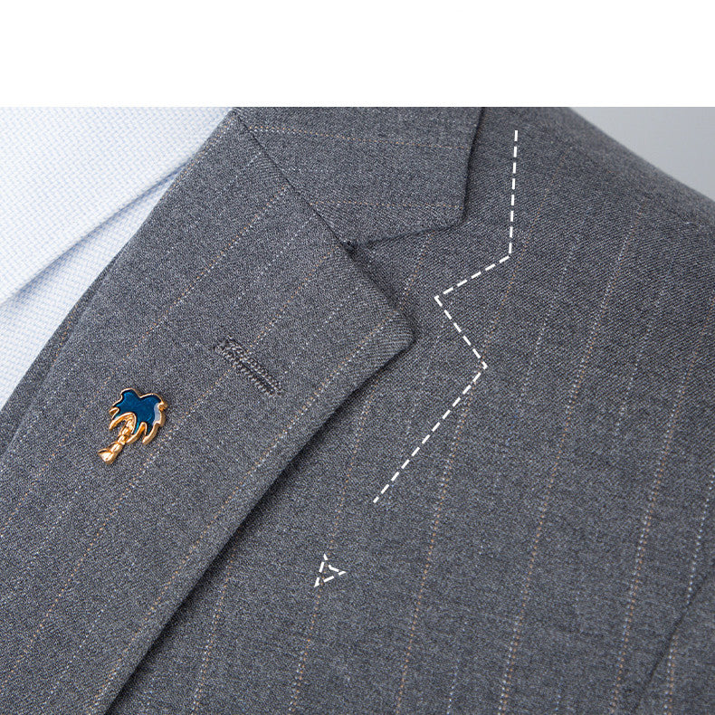 three-piece professional teacher's slim suit