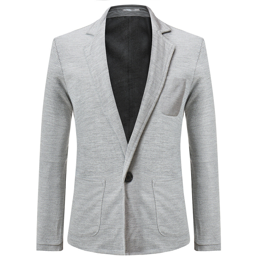 Casual Lapel Men's Small Suit Jacket