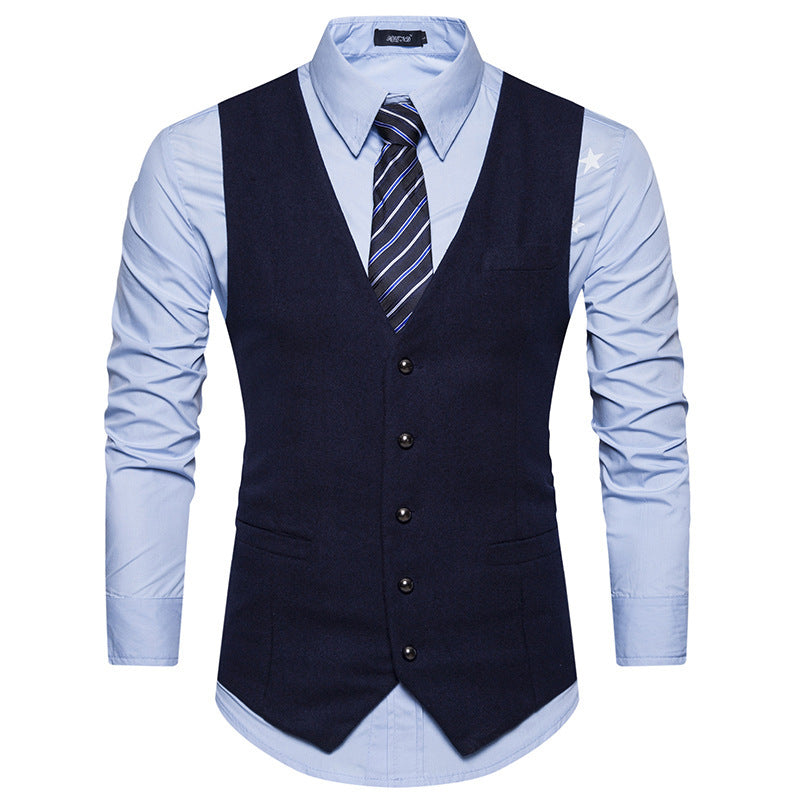 Men's Slim Suit Professional Vest