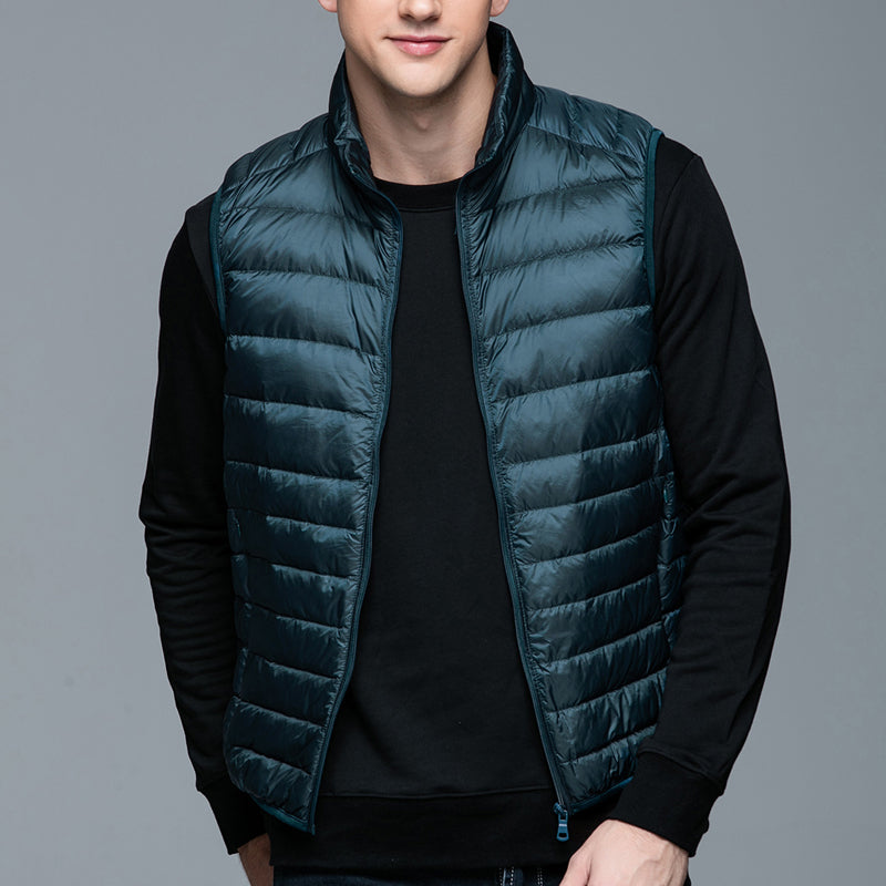 Vest Light White Duck Down Jacket