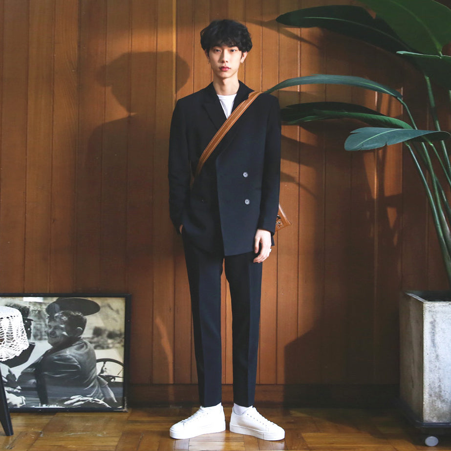 Lässiger zweiteiliger Retro-Anzug für Herren