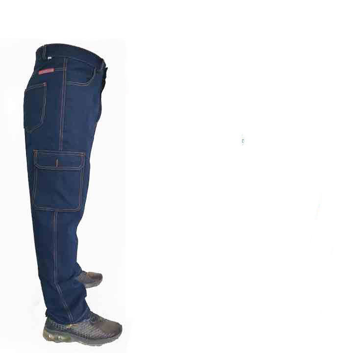 Men's Work Denim Work Clothes Pants Loose And Thick, Wear-resistant And Dirt-resistant