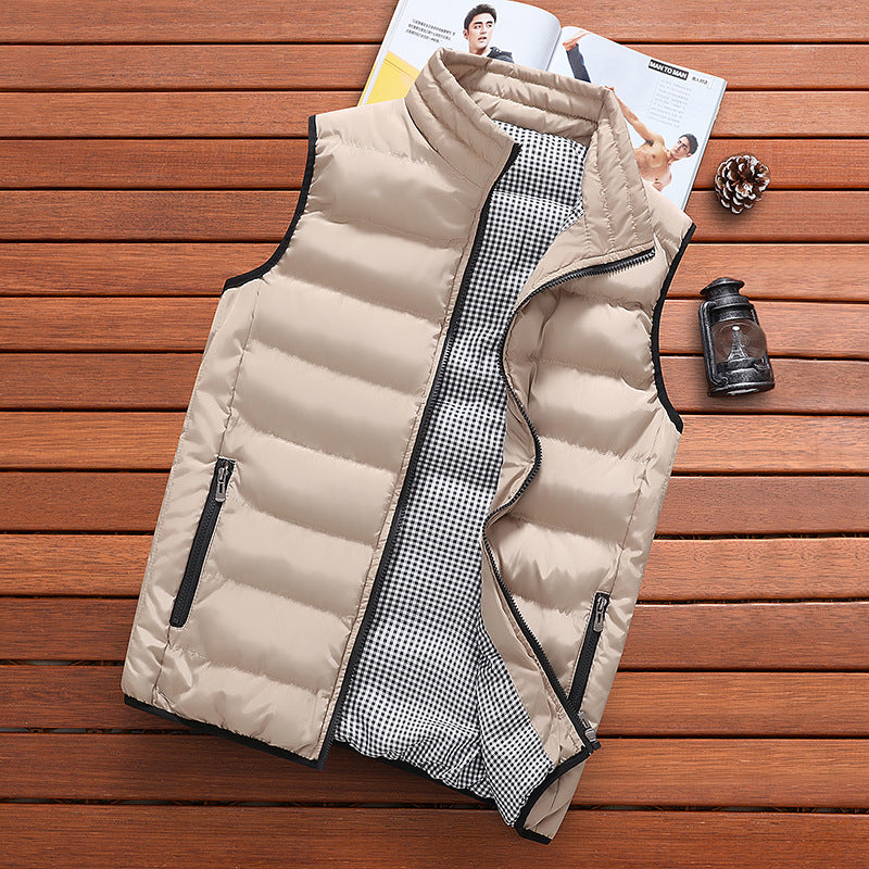 Down cotton vests