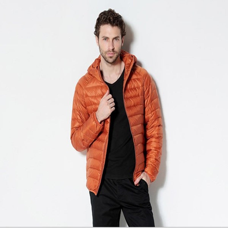 Men's Hooded Young And Middle-aged Casual Business Jacket