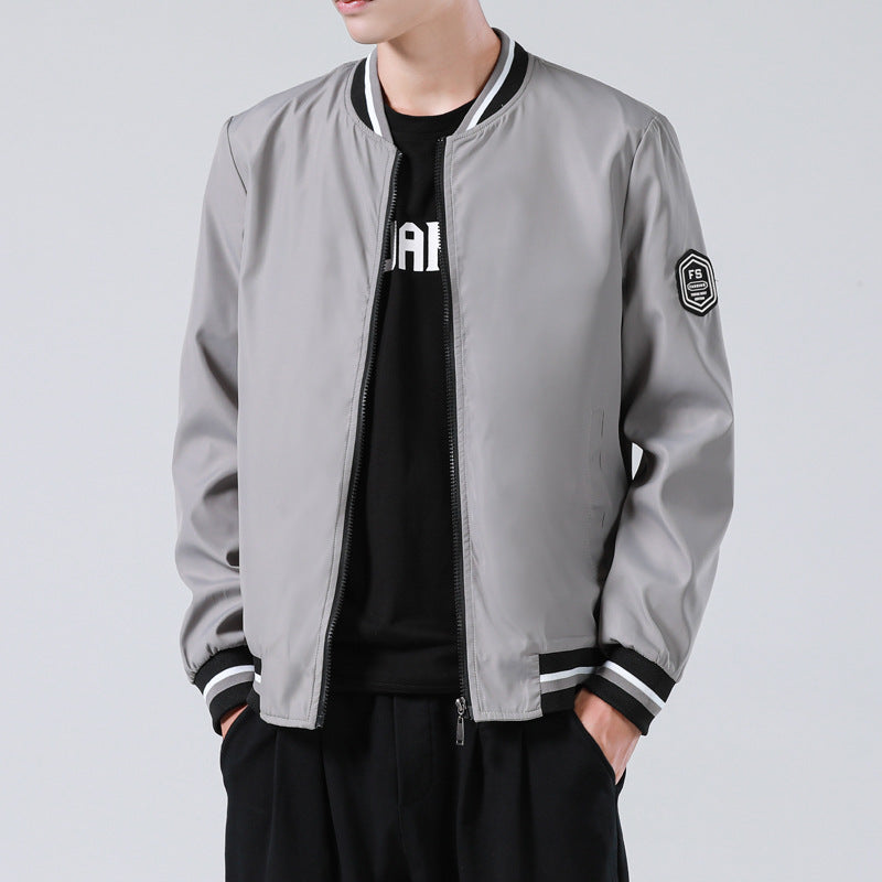 Trendy Studenten Casual Baseball Uniform Jacke