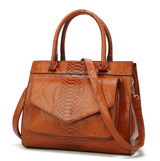 Women Brown Handbags Casual Tote Letter Printing High Capacity Lady Shoulder Bag Monogram Lady Big