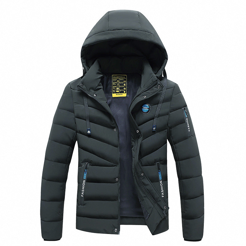 Men's Cotton-padded Jacket Plus Size Removable