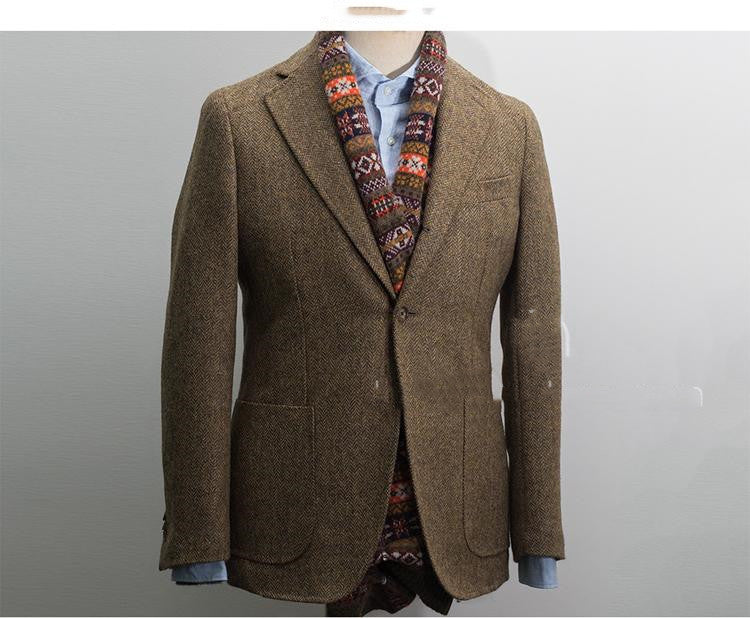 Vintage Wool Tweed Suit Tweed Coat