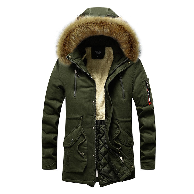 Winter Jacket Men's Trend Big Cotton