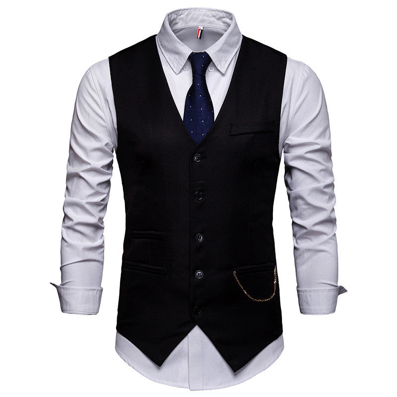 Men's Jewelry With Nightclub Suit Vest Coat