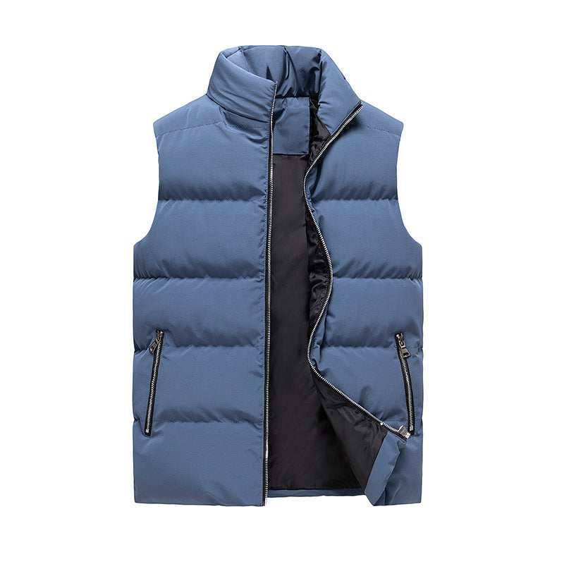Large Size Loose Down Cotton Vest All-match Thick Warm Jacket