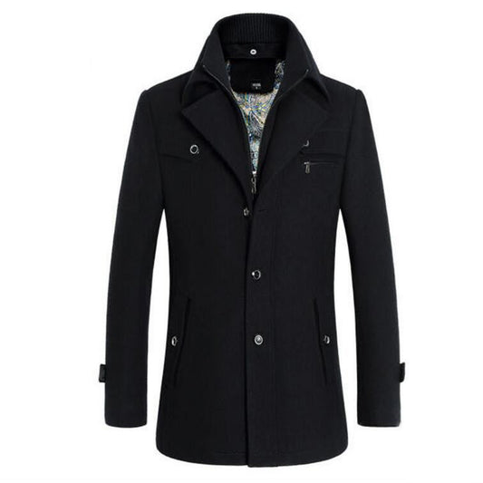 Fleece men's coat