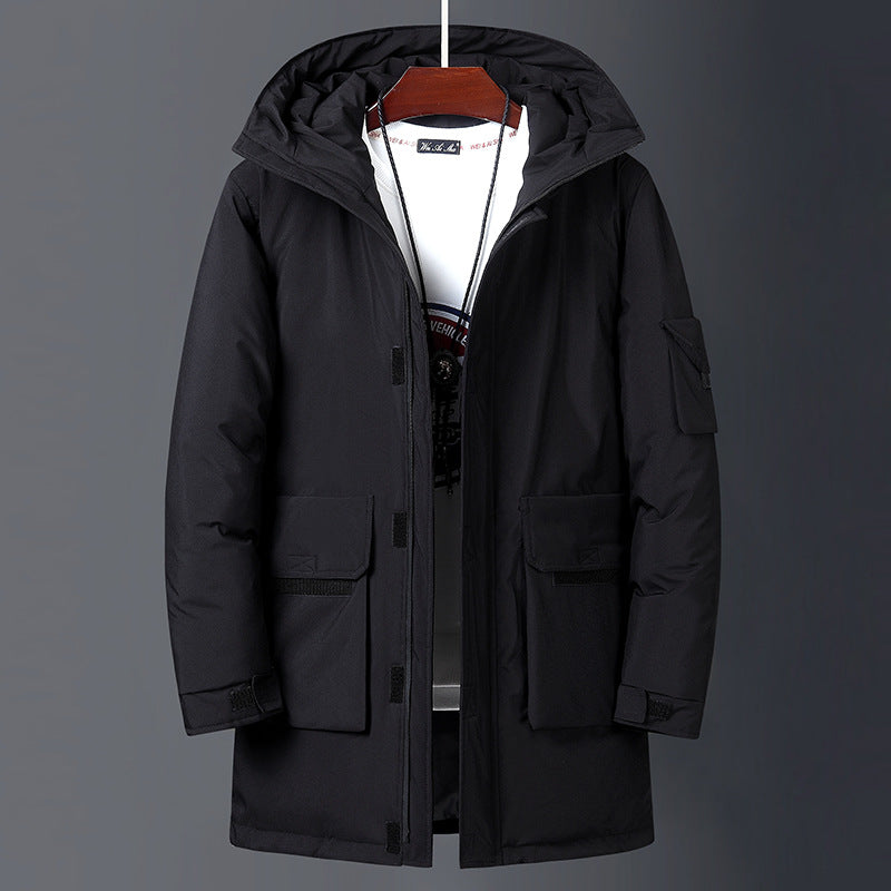 Hooded Warm Down Jacket Male