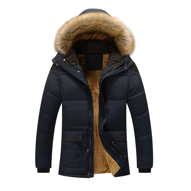 Winterjacke Herren Baumwolljacke mit Kapuze