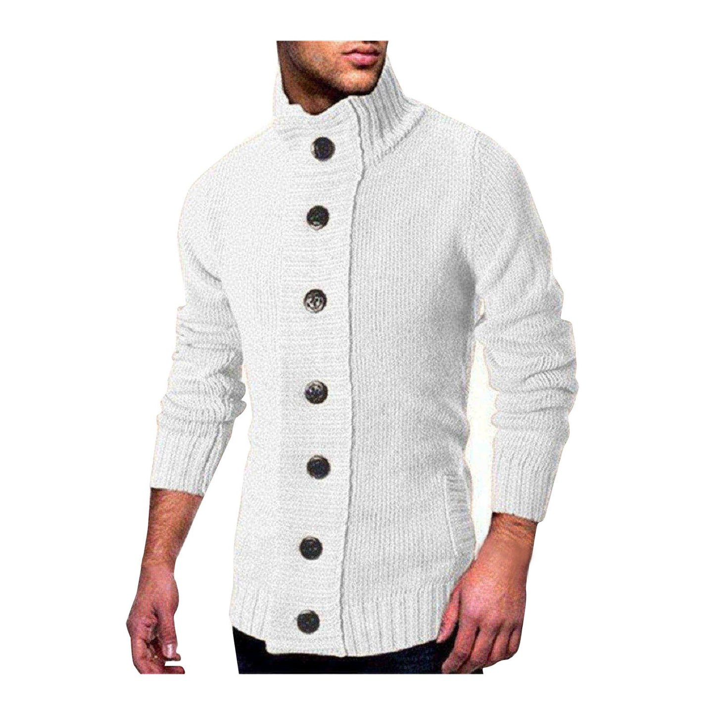 Single-breasted Knitted Sweater Cardigan Sweater Coat