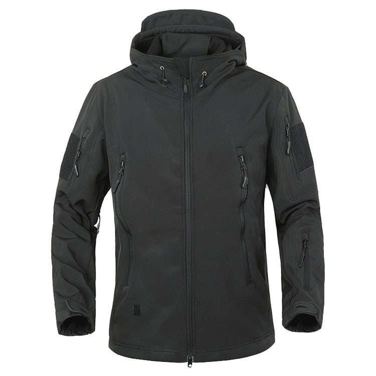 Waterproof soft shell jacket