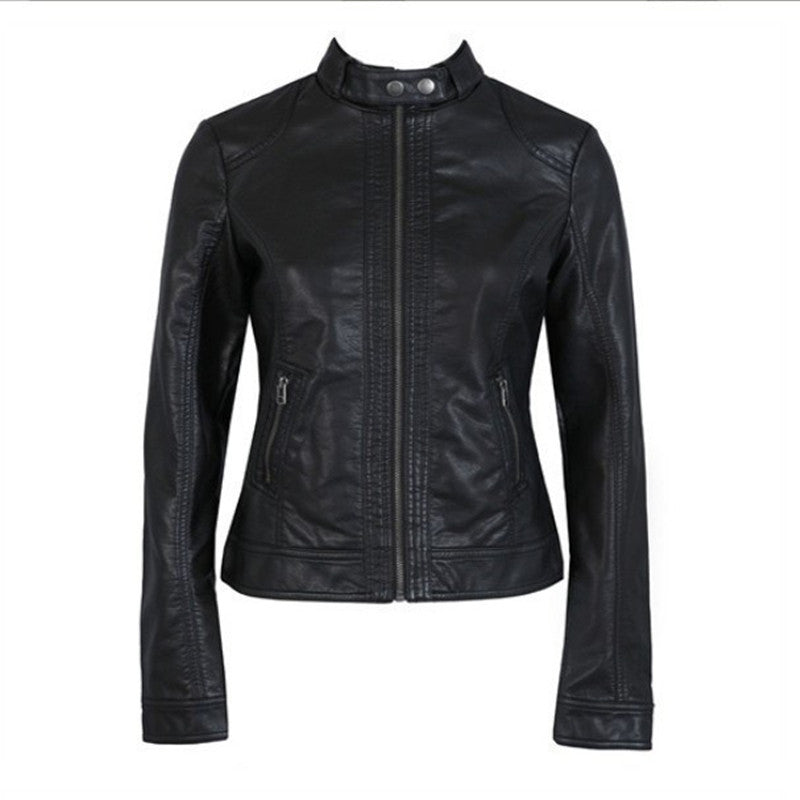 The SUbsecTion Single Pimkie Washed PU LeaTher MoTorcycle
