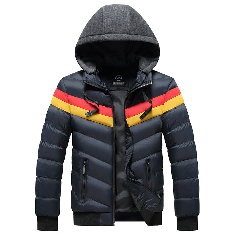 Winterjacke mit Kapuze für Herren