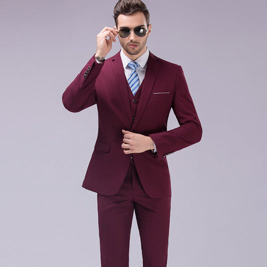 Casual Men's Slim Suit