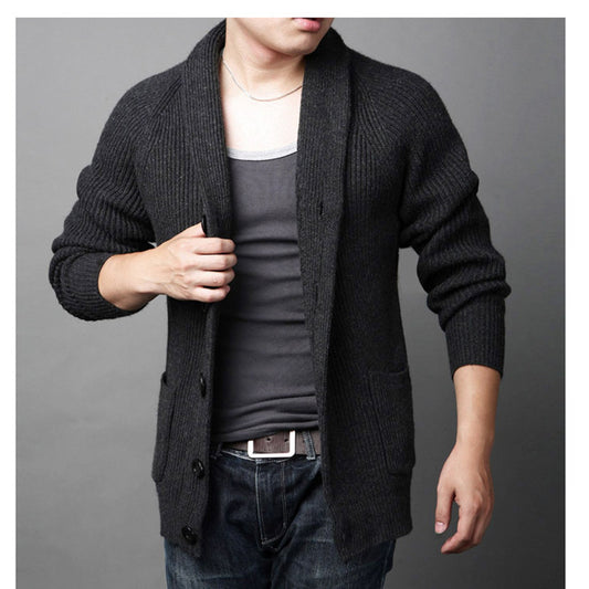 Middle Aged Sweater Men's Sweater Leisure Trend