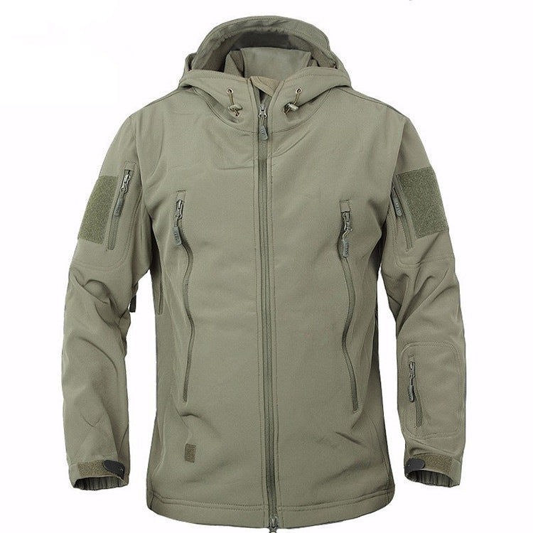 Waterproof soft shell jacket