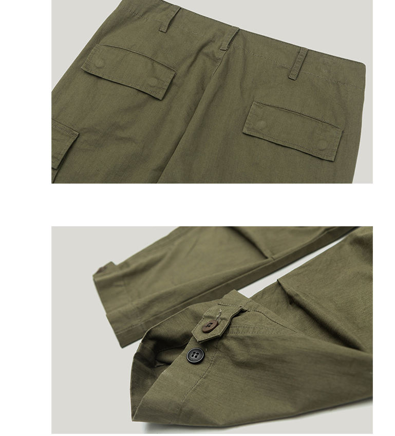 Three-dimensional cut solid color multi-bag overalls