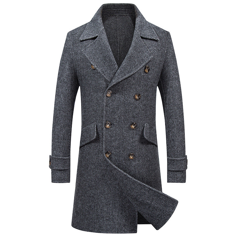 Mid length woolen coat